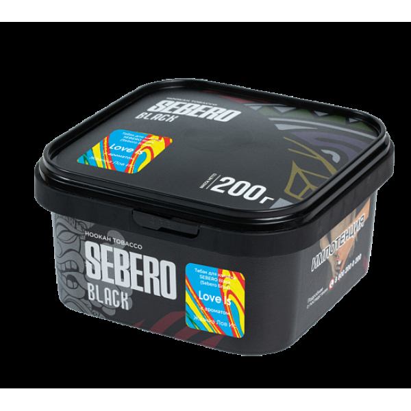 Табак Sebero Black Black Love Is 200 грамм в Нарьян-Маре