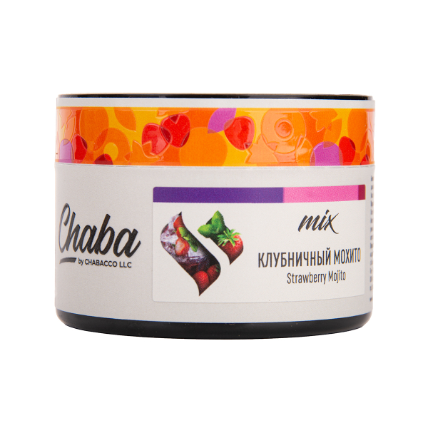 Бестабачная смесь Chaba Mix Strawberry Mojito Nicotine Free 50 грамм в Нарьян-Маре