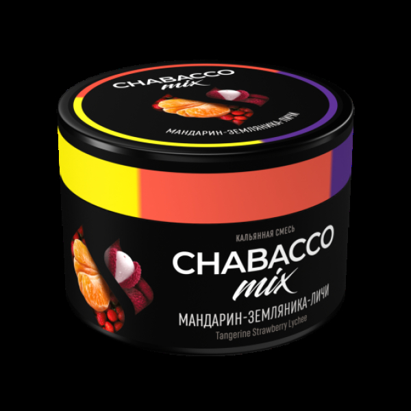 Бестабачная смесь Chabacco Mix Medium Tangerine Strawberry Lychee 40 грамм в Нарьян-Маре