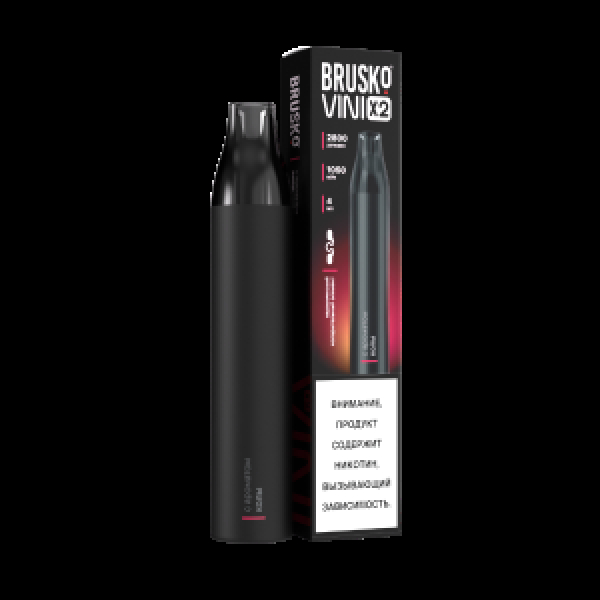 Электронка Brusko Vini X2 Кола 2800 затяжек в Нарьян-Маре
