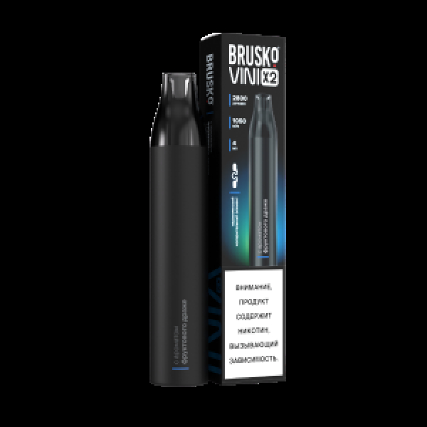 Электронка Brusko Vini X2 Фруктовое Драже 2800 затяжек в Нарьян-Маре