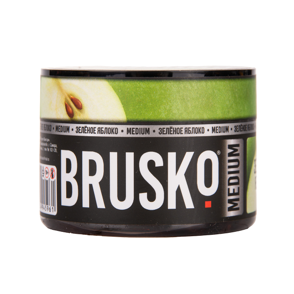 Бестабачная смесь Brusko Zero Зелёное Яблоко 50 грамм в Нарьян-Маре