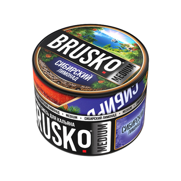 Бестабачная смесь Brusko Zero Сибирский Лимонад 50 грамм в Нарьян-Маре