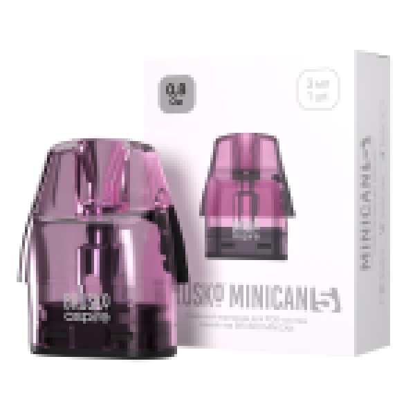Картридж Brusko Minican 5 3 Мл 08 Ом Розовый Pink Упак. 1 Шт. в Нарьян-Маре