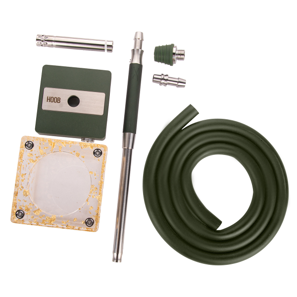 Кальян Hoob Subatom British Racing Green X Ss | Cube Mini Gold в Нарьян-Маре