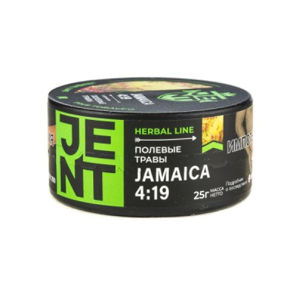 Табак Jent Herbal Line Jamaica 4 19 Полевые Травы 25 грамм в Нарьян-Маре