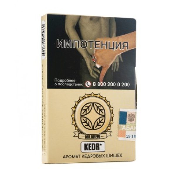 Табак Mr Brew Kedr Аромат Кедровых Шишек 25 грамм в Нарьян-Маре