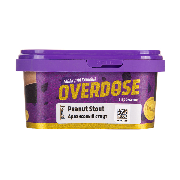 Табак Overdose Peanut Stout 200 грамм в Нарьян-Маре