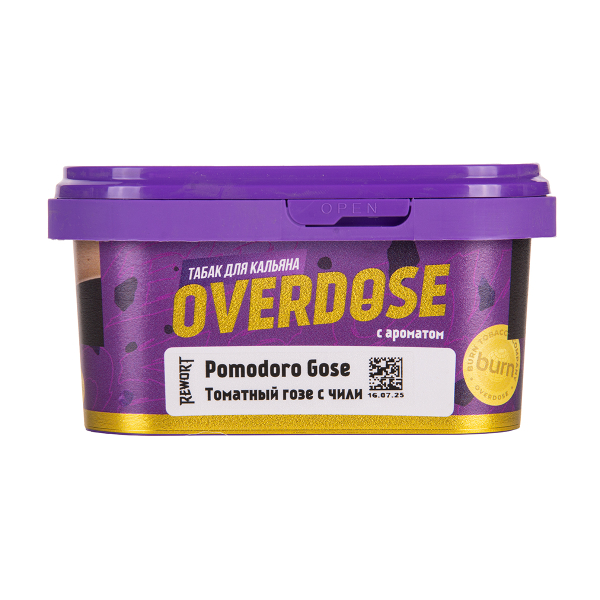 Табак Overdose Pomodoro Gose 200 грамм в Нарьян-Маре