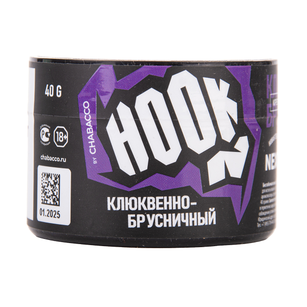 Табак Hook Клюквенно Брусничный 40 грамм в Нарьян-Маре