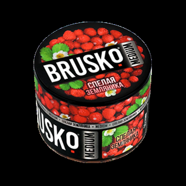 Бестабачная смесь Brusko Спелая Земляника 50 грамм в Нарьян-Маре