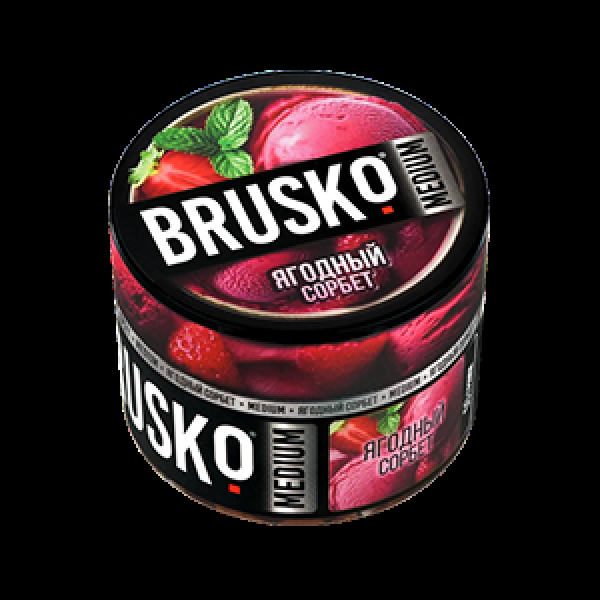 Бестабачная смесь Brusko Ягодный Сорбет 50 грамм в Нарьян-Маре