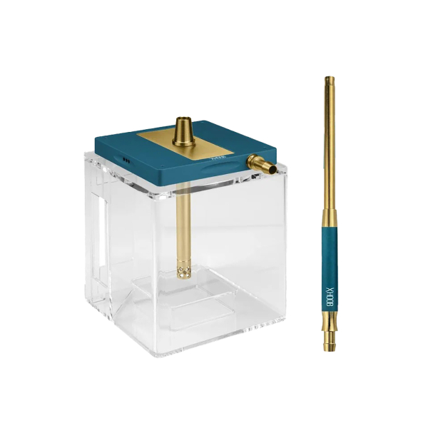 Кальян Hoob Atom Marine Blue X Gold | Hoob Cube в Нарьян-Маре