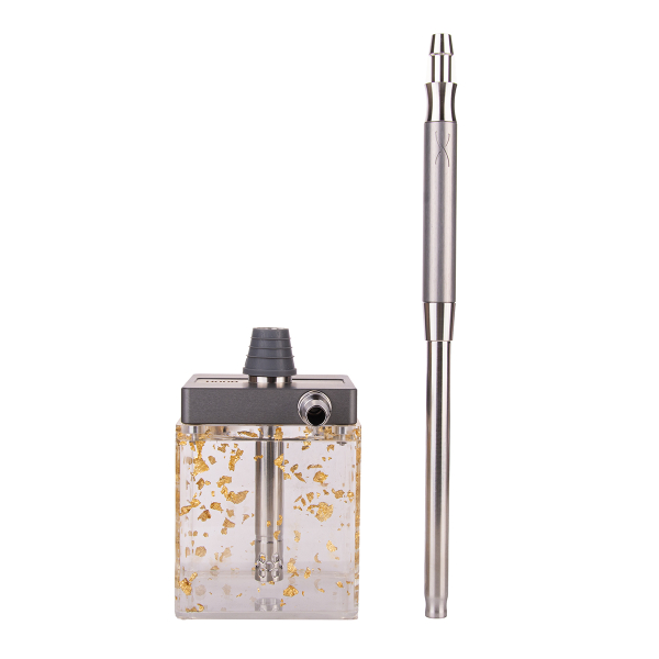 Кальян Hoob Subatom Space Grey X Ss | Cube Mini Gold в Нарьян-Маре
