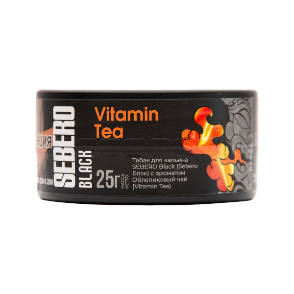 Табак Sebero Black Black Vitamin Tea 25 грамм в Нарьян-Маре