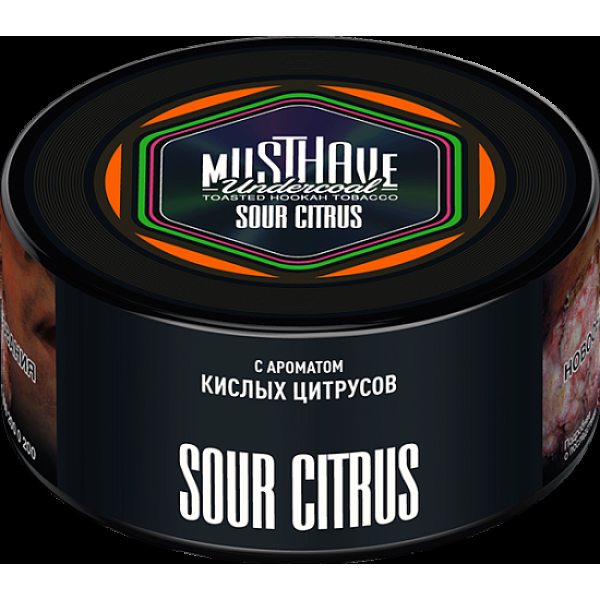 Табак Must Have Sour Citrus 125 грамм в Нарьян-Маре