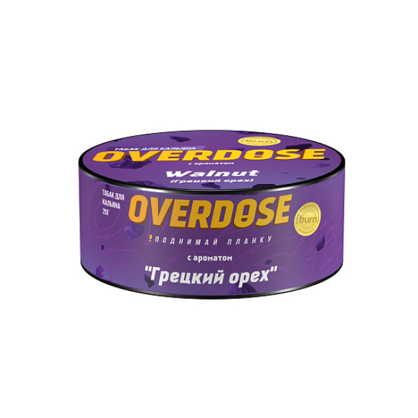 Табак Overdose Walnut 25 грамм в Нарьян-Маре
