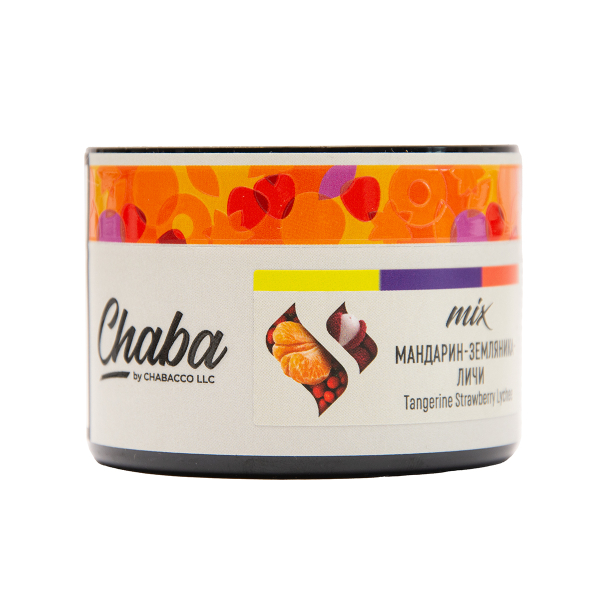 Безникотиновая смесь Chaba Mix Tangerine Strawberry Lychee Nicotine Free 40 грамм в Нарьян-Маре