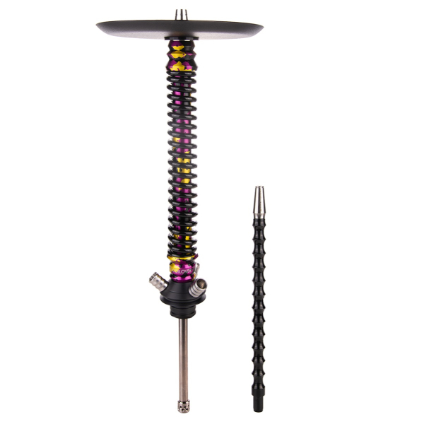 Кальян Mamay Customs Coilover Большой   Пурпурный/золотой Камуфляж Чёрный в Нарьян-Маре