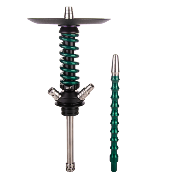 Кальян Mamay Customs Coilover Micro  Чёрный Зелёный Лак в Нарьян-Маре