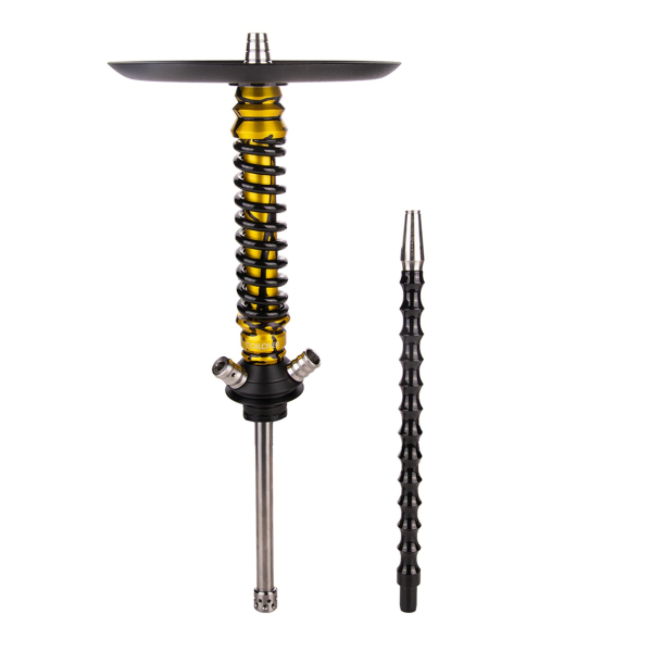 Кальян Mamay Customs Coilover Mini  Золотой Сплеш Чёрный в Нарьян-Маре