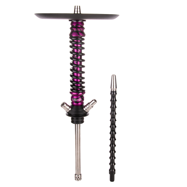 Кальян Mamay Customs Coilover Mini  Пурпурный Сплеш Чёрный в Нарьян-Маре