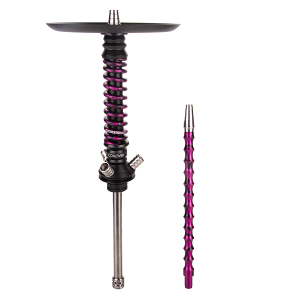 Кальян Mamay Customs Coilover Mini  Чёрный Пурпурный Сплеш в Нарьян-Маре