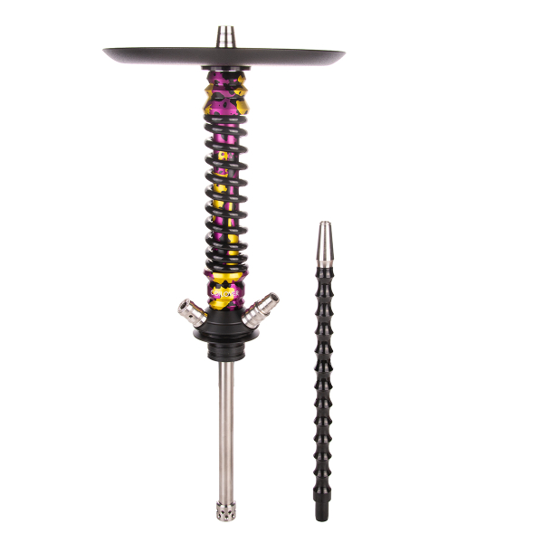 Кальян Mamay Customs Coilover Mini   Пурпурный/золотой Камуфляж Чёрный в Нарьян-Маре