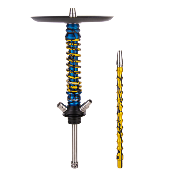 Кальян Mamay Customs Coilover Mini   Синий Сплеш Золотой Сплеш в Нарьян-Маре