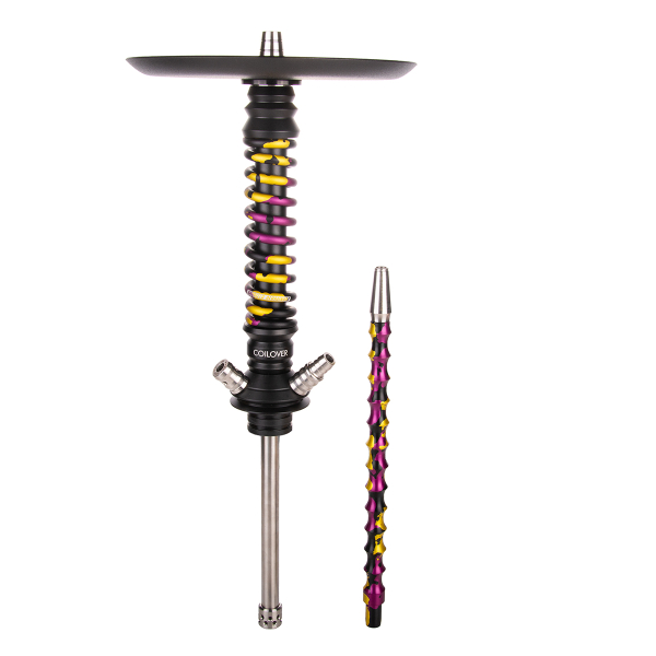 Кальян Mamay Customs Coilover Mini   Чёрный Пурпурный/золотой Камуфляж в Нарьян-Маре
