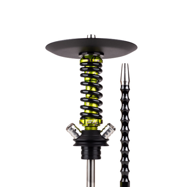 Кальян Mamay Customs Coilovers Micro Anod Oliva Splash Черный Глянец в Нарьян-Маре