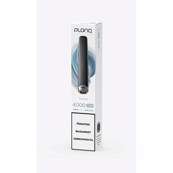 Электронка Plonq Plus Pro Black Чистый 4000 затяжек в Нарьян-Маре