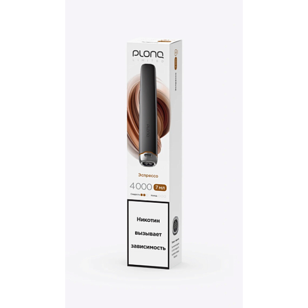 Электронка Plonq Plus Pro Black Эспрессо 4000 затяжек в Нарьян-Маре