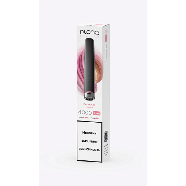 Электронка Plonq Plus Pro Black Японская Слива 4000 затяжек в Нарьян-Маре