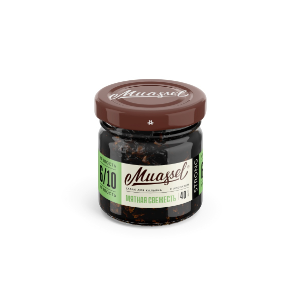 Табак Muassel Extra Strong Мятная Свежесть 40 грамм в Нарьян-Маре