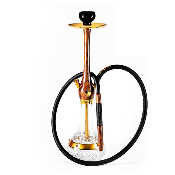 Кальян Wookah Walnut Gold Amber Click (золотой, 64 см) в Нарьян-Маре